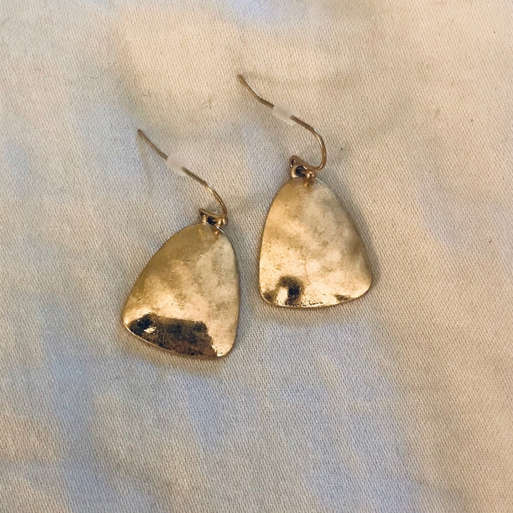 Gold earrings